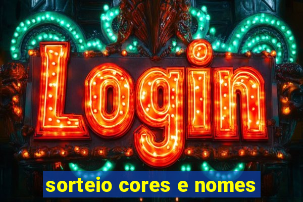 sorteio cores e nomes